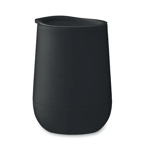 GO PP duplafalú pohár 300 ml Fekete 