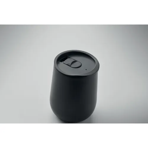 GO PP duplafalú pohár 300 ml Fekete 