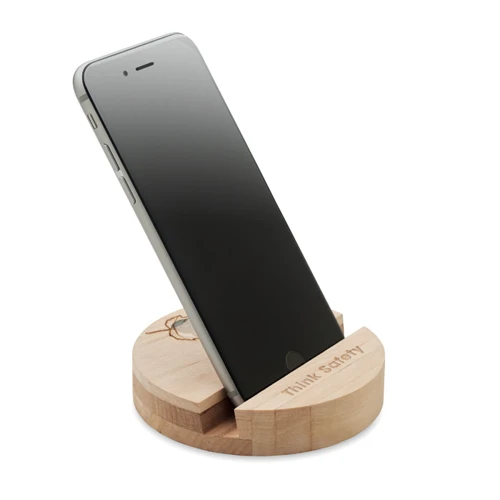 GROW ROUND STAND Nyírfa telefonállvány Fa 