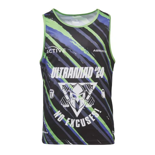 Hálós poliészter tank top 145g  