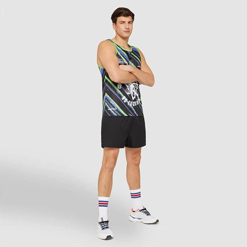 Hálós poliészter tank top 145g  