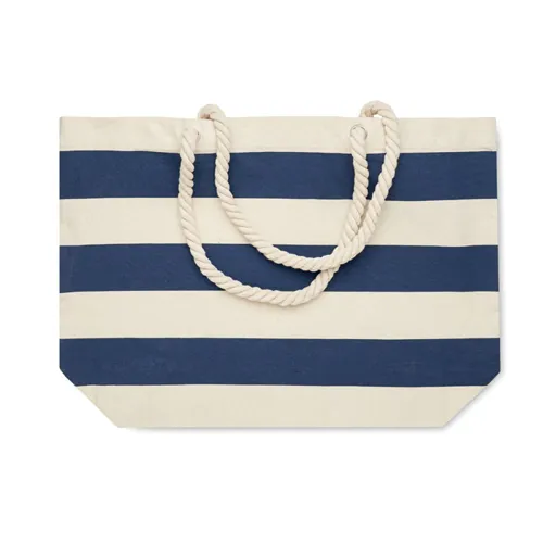 HEAVEN STRIPE Pamut strandtáska 220 g/m² Kék 
