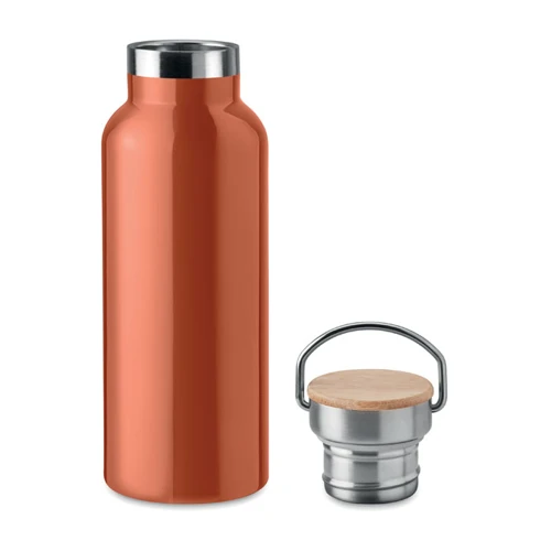 HELSINKI Duplafalú termosz, 500 ml Narancssárga 