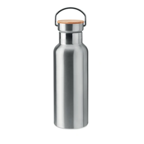 HELSINKI Duplafalú termosz, 500 ml Matt Ezüst 