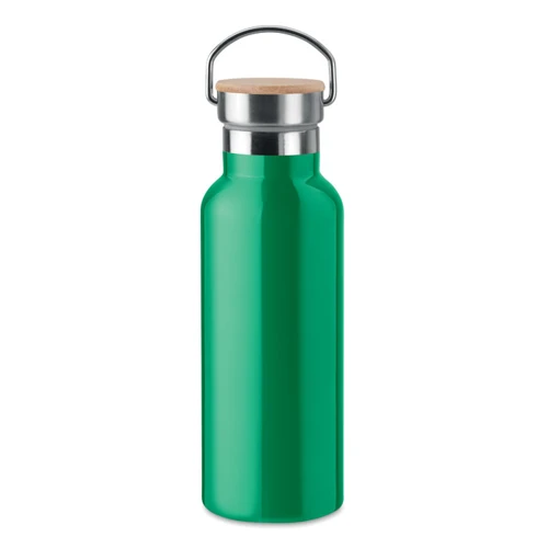 HELSINKI Duplafalú termosz, 500 ml Zöld 