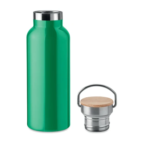 HELSINKI Duplafalú termosz, 500 ml Zöld 