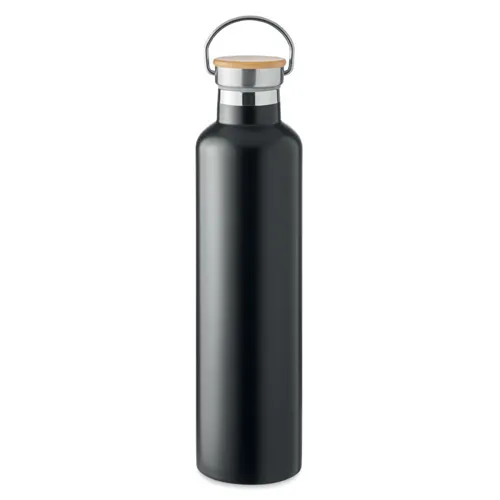 HELSINKI LARGE Duplafalú termosz 1 l Fekete 