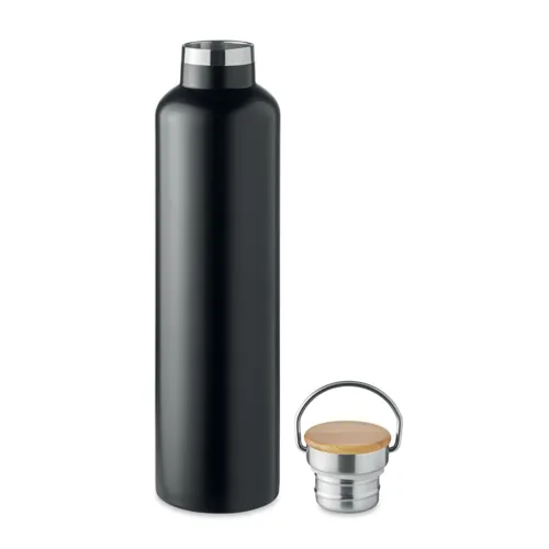 HELSINKI LARGE Duplafalú termosz 1 l Fekete 