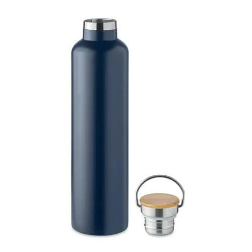 HELSINKI LARGE Duplafalú termosz 1 l Francia Tengerészkék 