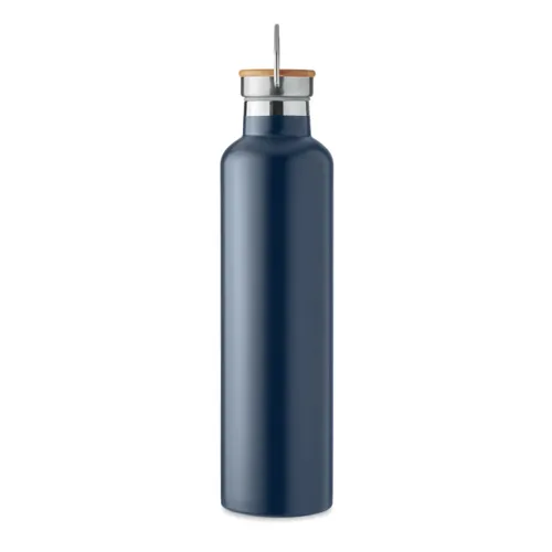 HELSINKI LARGE Duplafalú termosz 1 l Francia Tengerészkék 