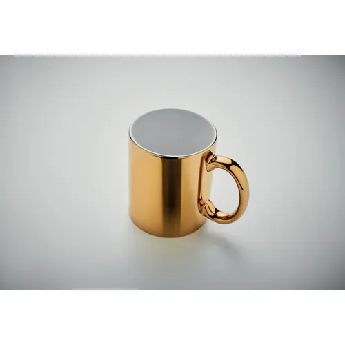HOLLY Kerámia bögre metál 300 ml arany 
