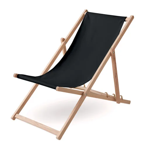 HONOPU Strandszék fából Fekete 