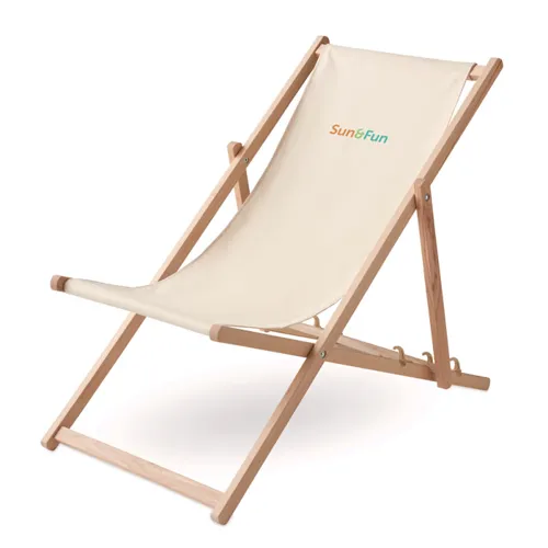 HONOPU Strandszék fából Bézs 