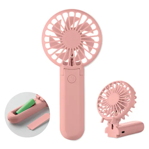 IBERA Hordozh.összecsukh. ventilátor Rózsaszín 