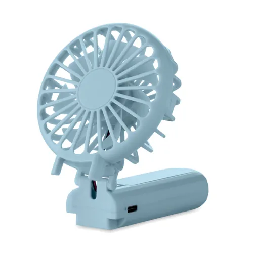 IBERA Hordozh.összecsukh. ventilátor világoskék 