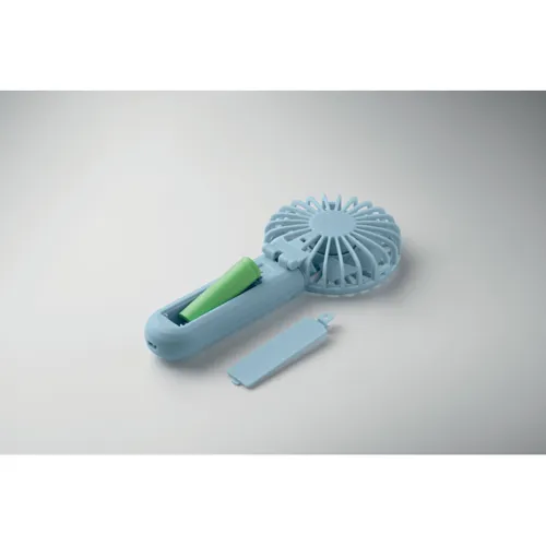 IBERA Hordozh.összecsukh. ventilátor világoskék 