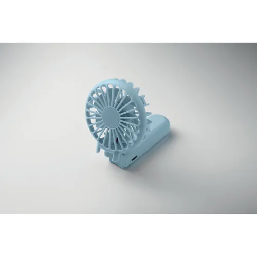IBERA Hordozh.összecsukh. ventilátor világoskék 