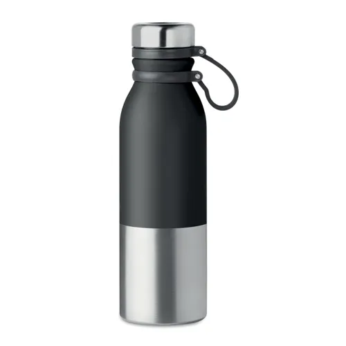 ICELAND Duplafalú kulacs, 600 ml Fekete 