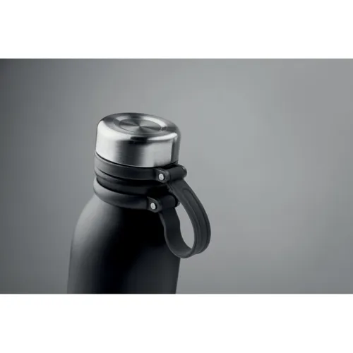 ICELAND Duplafalú kulacs, 600 ml Fekete 