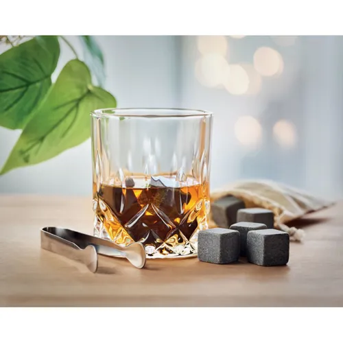 INVERNESS Whisky szett bambusz dobozban Fa 