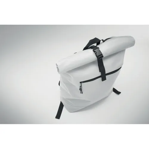IREA 600D PES roll top hátizsák Fehér 