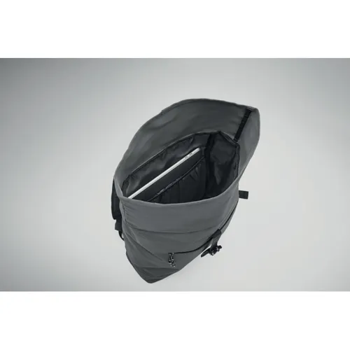 IREA 600D PES roll top hátizsák Kőszürke 