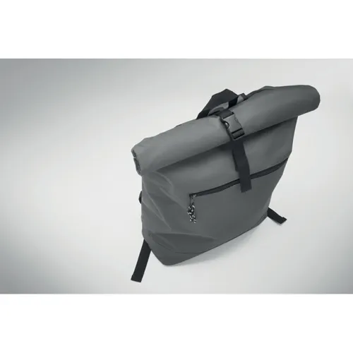 IREA 600D PES roll top hátizsák Kőszürke 