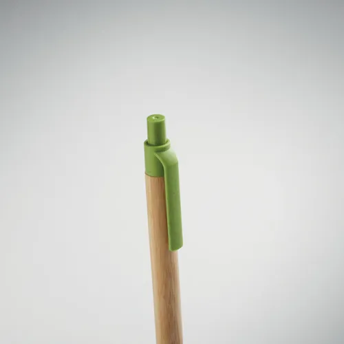 ITEA COLOUR Bambusz nyomógombos golyóstoll Zöld 