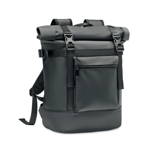 JAYA BAG Roll top hátizsák 50C ponyva Fekete 