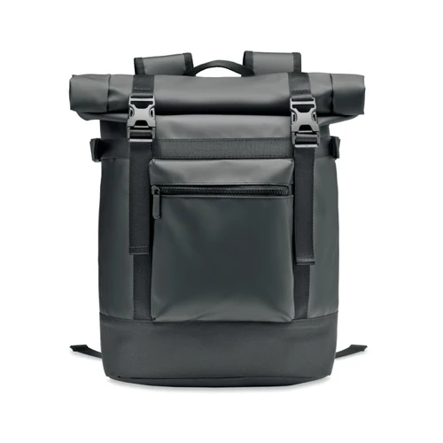 JAYA BAG Roll top hátizsák 50C ponyva Fekete 