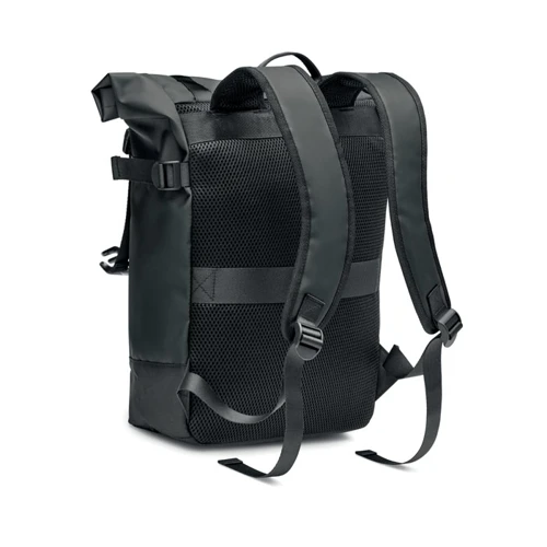 JAYA BAG Roll top hátizsák 50C ponyva Fekete 
