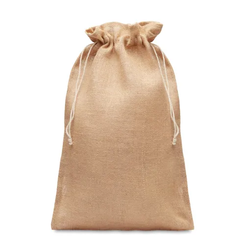 JUTE LARGE Nagy juta tasak 30x47 cm Bézs 