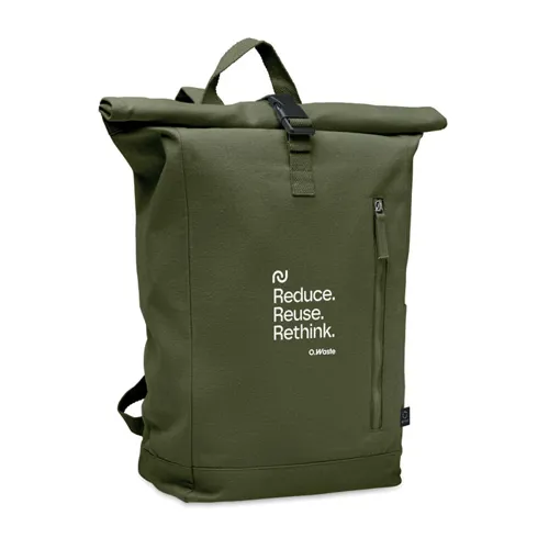 KAMET Rolltop hátizsák 390 g/m² Katona Zöld 
