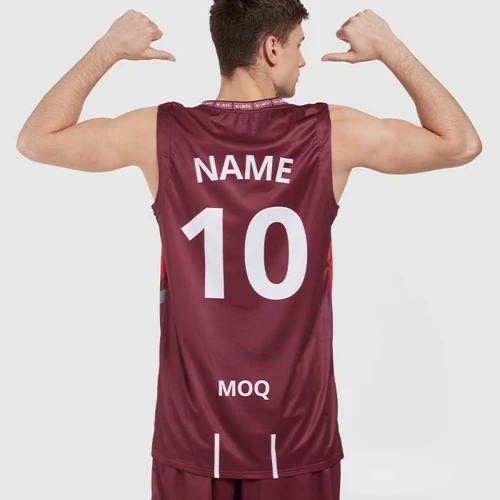 Kerek nyakú kosárlabda mez, 145 g/m²  