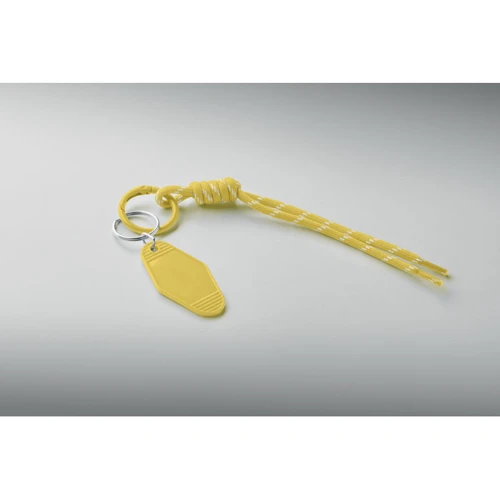 KEYBRAID Fonott zsinóros kulcstartó Sárga 