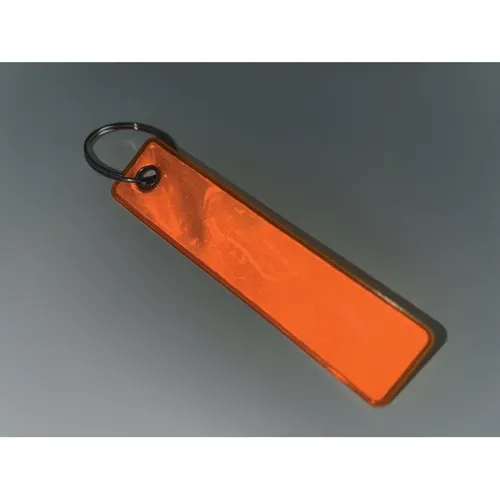 KEYFLECT Fényvisszaverő kulcstartó, PVC Neon Narancssárga 