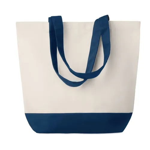 KLEUREN BAG Vászon strandtáska, 280 g Kék 