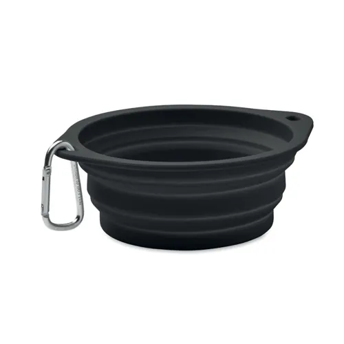 KOLAPDIER Hordozható ivó/etetőtál 350 ml Fekete 