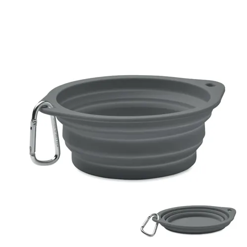 KOLAPDIER Hordozható ivó/etetőtál 350 ml Kőszürke 