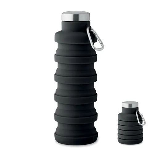 KOLAPSI Összecsukható kulacs 500 ml Fekete 