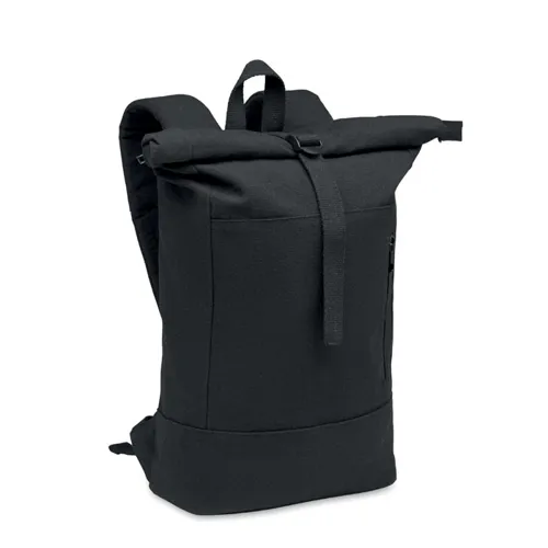 KOPER ROLL Rolltop 15 col laptop hátizsák Fekete 