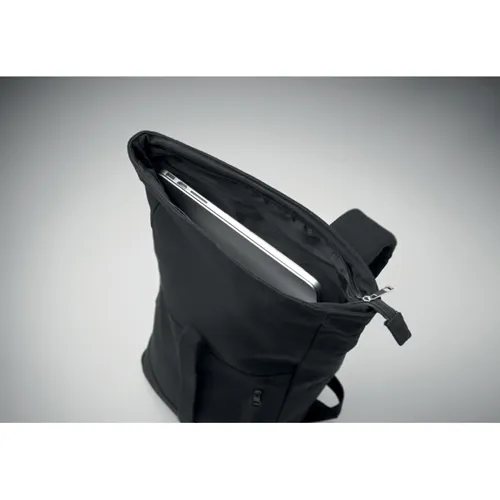 KOPER ROLL Rolltop 15 col laptop hátizsák Fekete 