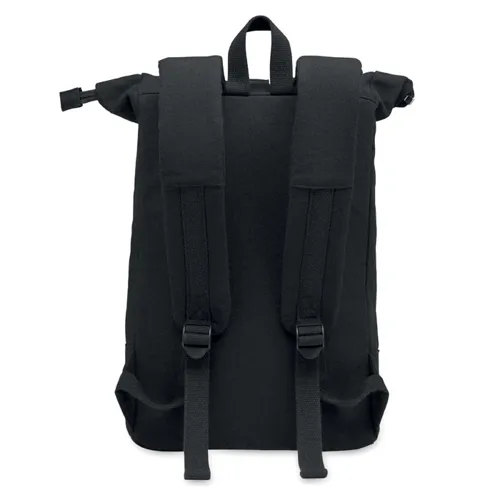 KOPER ROLL Rolltop 15 col laptop hátizsák Fekete 