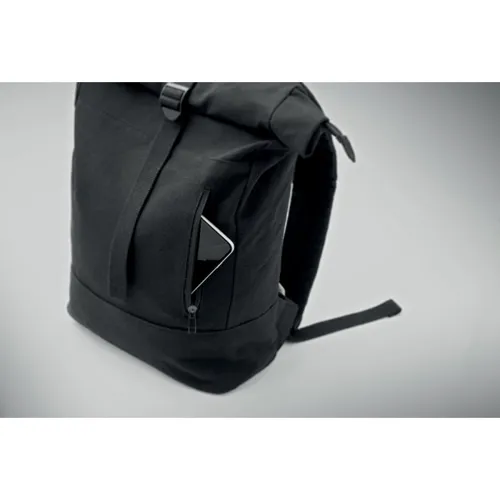 KOPER ROLL Rolltop 15 col laptop hátizsák Fekete 