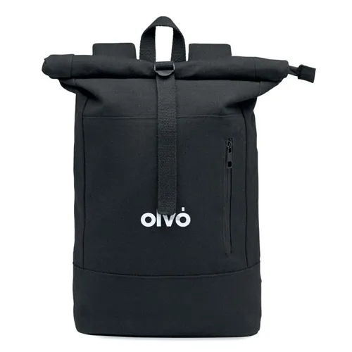 KOPER ROLL Rolltop 15 col laptop hátizsák Fekete 