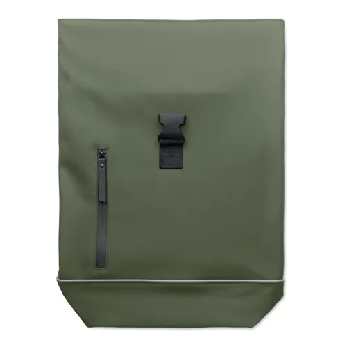 LAPTOSA 15 colos laptop PU hátizsák Sötétzöld 