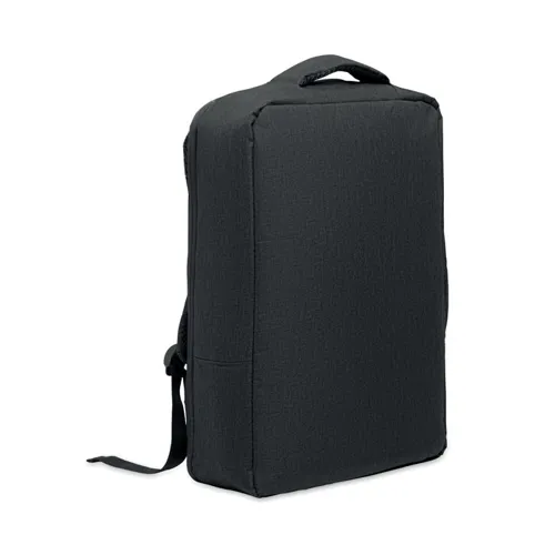 LAUGAR Vékony 15colos laptop hátizsák Fekete 