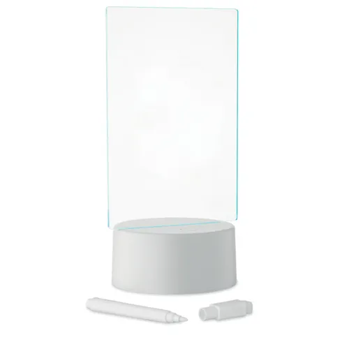 LEDMEMO Világító LED jegyzettábla Fehér 