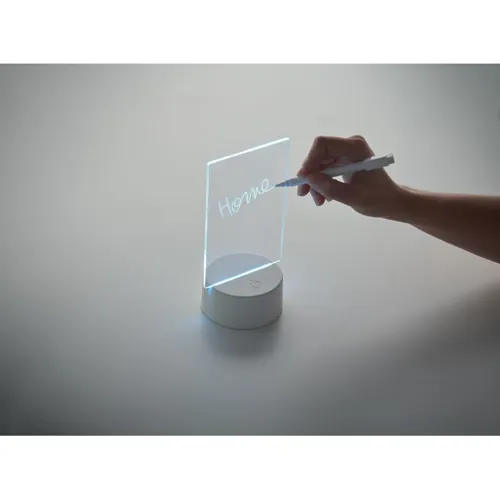 LEDMEMO Világító LED jegyzettábla Fehér 