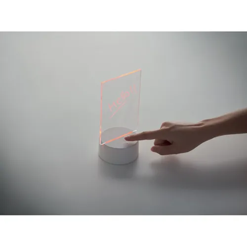 LEDMEMO Világító LED jegyzettábla Fehér 